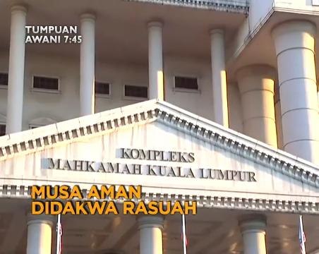 Tumpuan AWANI 745: Musa Aman didakwa rasuah, bawa pulangan hasil negeri
