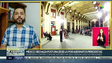 México rechaza postura de EE.UU. ante asesinatos de periodistas