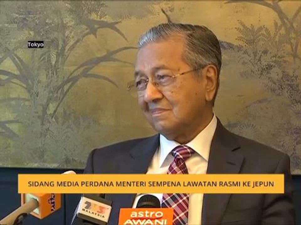 Sidang media Perdana Menteri sempena lawatan rasmi ke Jepun