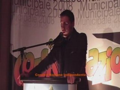 Meeting Bastia Lista Talamoni : Tomasi et Stagnara