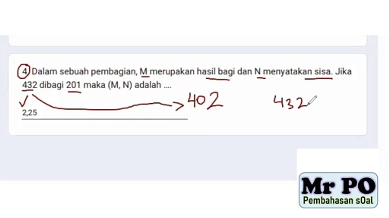 Pembahasan soal Math KSN Bali 2022 No 4