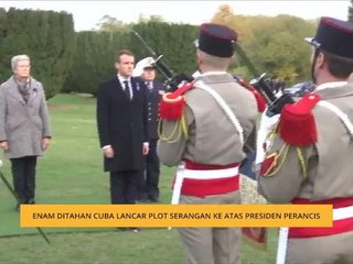 Enam ditahan cuba lancar plot serangan ke atas Presiden Emmanuel Macron