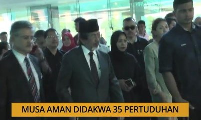 Kalendar Sabah: Musa Aman didakwa 35 pertuduhan