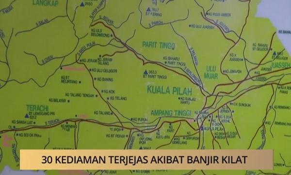 AWANI - N. Sembilan: 30 kediaman terjejas akibat banjir kilat