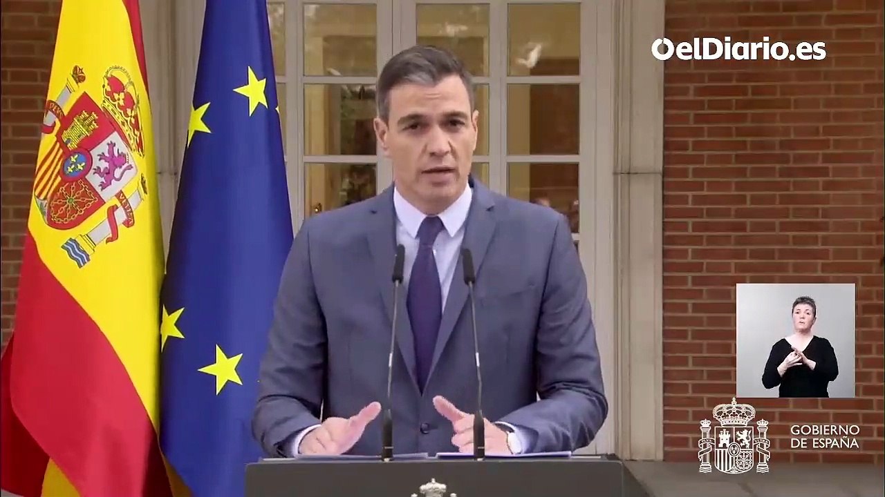Pedro Sánchez: "Pedimos a Putin que ponga fin de inmediato a las hostilidades, que revoque el reconocimiento de la independencia de los territorios de Ucrania y que cumpla sus compromisos en los tratados de Minsk"