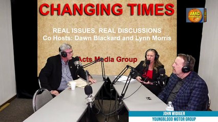 "Changing Times John Widiger Youngblood Auto,"  hosts Lynn Morris & Dawn Blackard