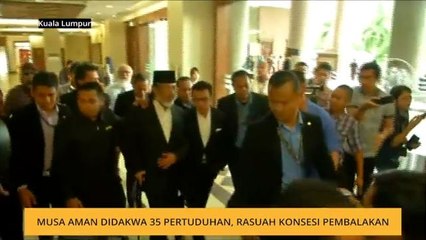 Musa Aman didakwa 35 pertuduhan, rasuah konsesi pembalakan