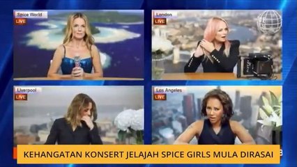 Kehangatan konsert Spice Girls mula dirasai