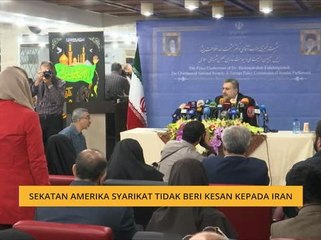 Sekatan Amerika Syarikat tidak beri kesan kepada Iran