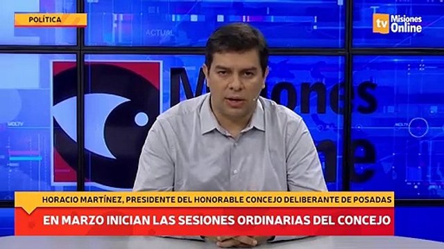 En marzo inician las sesiones ordinarias del concejo