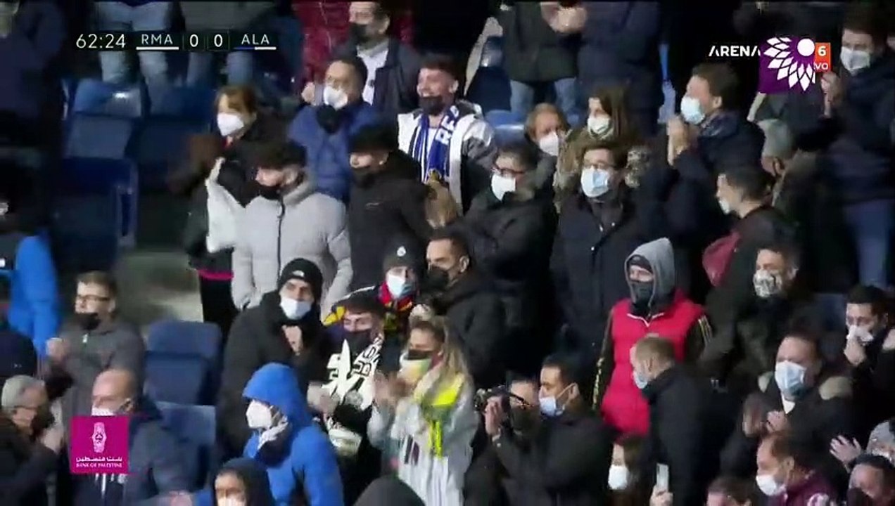 شاهد الهدف الاول (1-0) لصالح ريال مدريد في شباك ديبورتيفو الافيس –