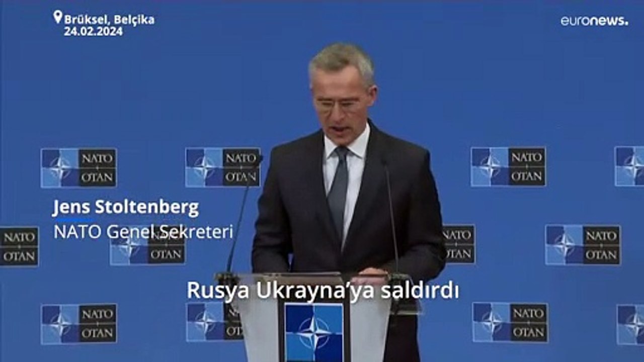 NATO Genel Sekreteri Stoltenberg: Rusya'nın Ukrayna'ya saldırısı vahşi bir savaş eylemidir