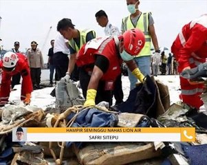 Hampir seminggu nahas Lion Air