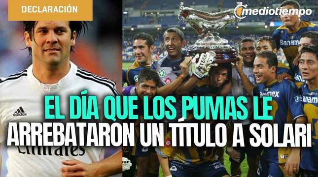 Pumas y el día que le ganó un trofeo a Solari en el Santiago Bernabéu
