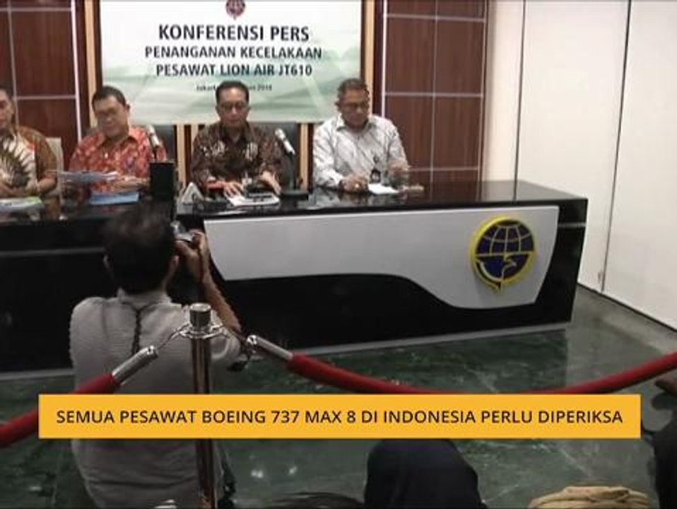 Semua pesawat Boeing 737 Max-8 di Indonesia perlu diperiksa