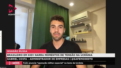 Central 98 | Brasileiro relata momentos de tensão na Ucrânia