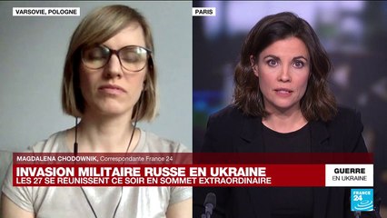 Invasion militaire russe en Ukraine : la Pologne prépare des "centres d'accueil" pour les réfugiés ukrainiens