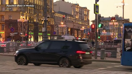 Polizei am Puschkin-Platz: Angespannte Stimmung in Moskau