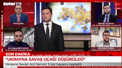 ÜLKE TV canlı yayınında Ukrayna savaşını yorumlayan isim arka fonuna  savaş oyunundan görsel yerleştirdi