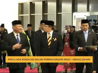 Perlu ada keadilan dalam perbincangan MA63 - Abang Johari
