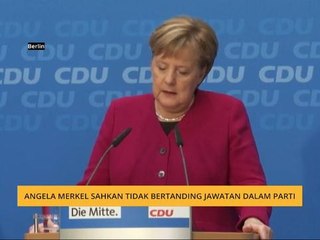 Angela Merkel sahkan tidak bertanding jawatan dalam parti