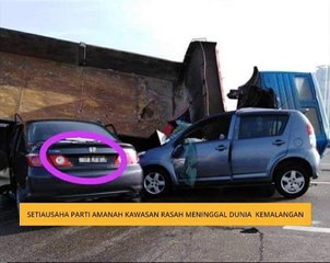 Setiausaha Parti Amanah kawasan Rasah meninggal dunia kemalangan