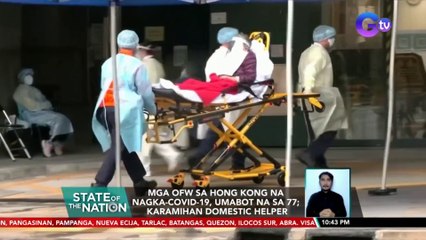 Mga OFW sa Hong Kong na nagka-COVID-19, umabot na sa 77; karamihan domestic helper | SONA