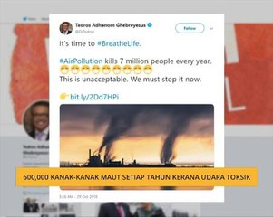 600,000 kanak-kanak maut setiap tahun kerana udara toksik