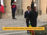 Emmanuel Macron sambut baik keputusan Merkel