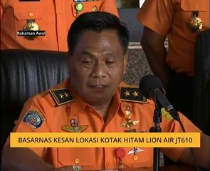BASARNAS kesan lokasi kotak hitam Lion Air JT610
