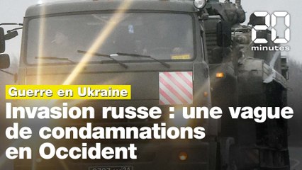 Guerre en Ukraine: Une vague de condamnations en Occident