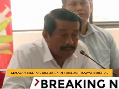 Nahas Lion Air: Masalah teknikal diselesaikan sebelum pesawat berlepas