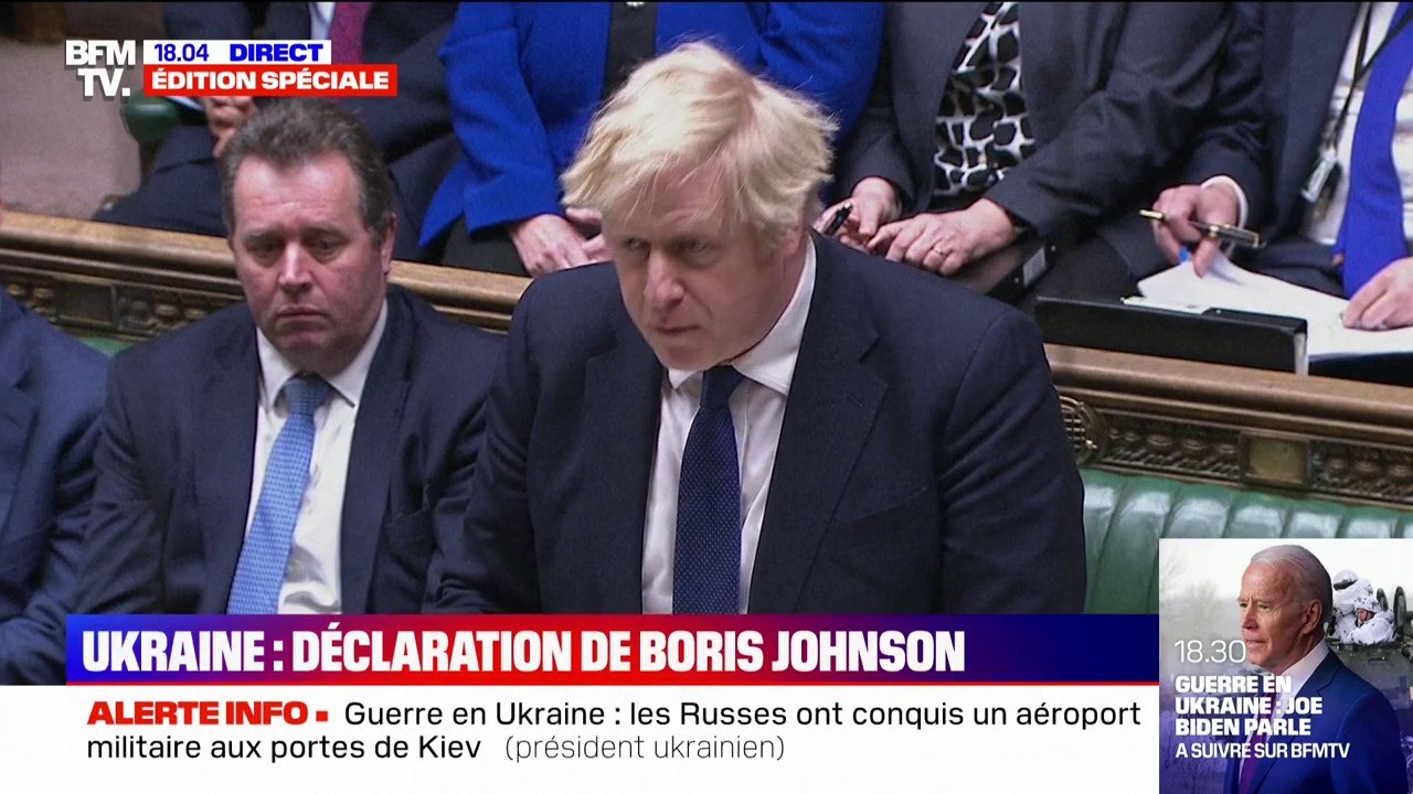Boris Johnson appelle à "mettre un terme à la dépendance au gaz" russe