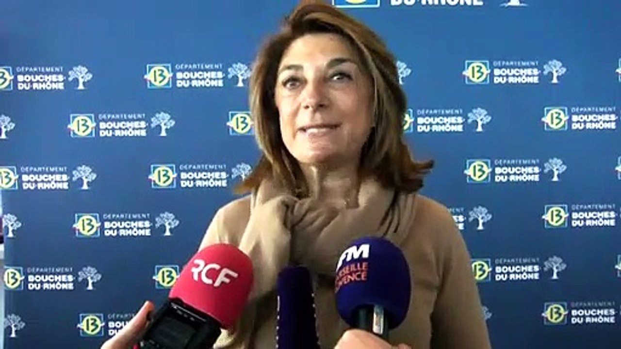 Martine Vassal la président du Département s'attend à un spectacle sportif de qualité