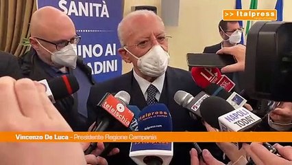 Green pass, De Luca "Elemento di garanzia che incentiva il turismo"