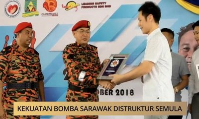 AWANI - Sarawak: Kekuatan bomba Sarawak distruktur semula