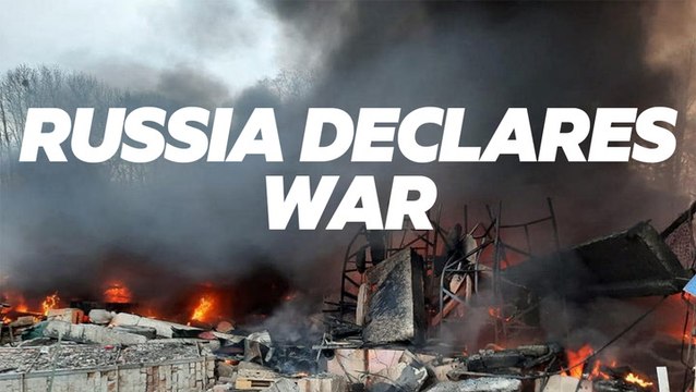 VIDEO: Missiles hit Ukraine as Russia launches 'full-scale invasion'