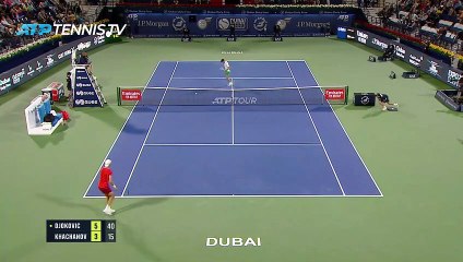 Dubaï - Djokovic cuit Kachanov à l'étouffée