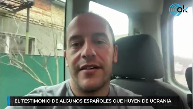 El testimonio de algunos españoles que huyen de Ucrania