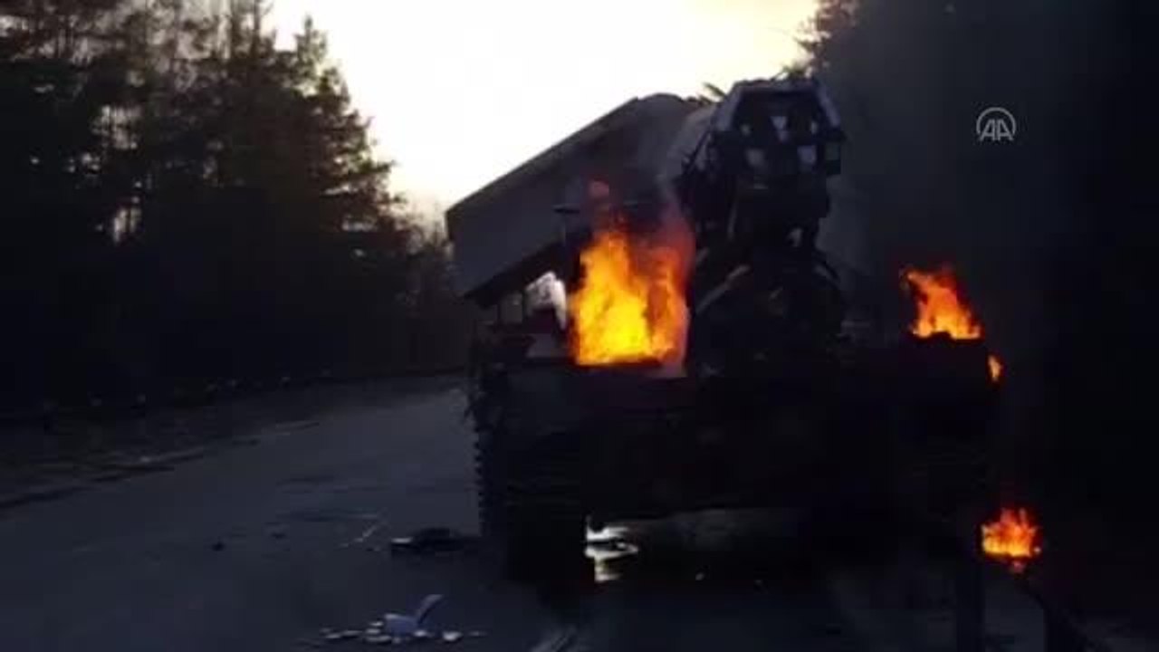 Ukrayna, Rusya ordusuna ait tankı imha etti