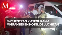 Aseguran a 29 migrantes en un hotel en Oaxaca