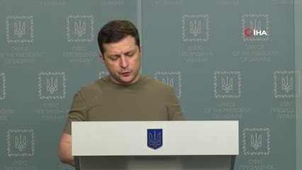 Zelenskiy: "Ukrayna'nın savaş yolunu seçmediğini vurguluyoruz""Ukrayna barış yoluna geri dönülmesini teklif ediyor"
