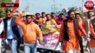 शिव मोगा में बजरंग दल कार्यकर्ता हर्ष की हत्या के विरोध में सड़कों पर उतरे बजरंग दली