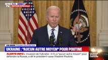 Ukraine: Joe Biden dénonce 