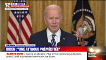 Joe Biden sur la guerre en Ukraine: 