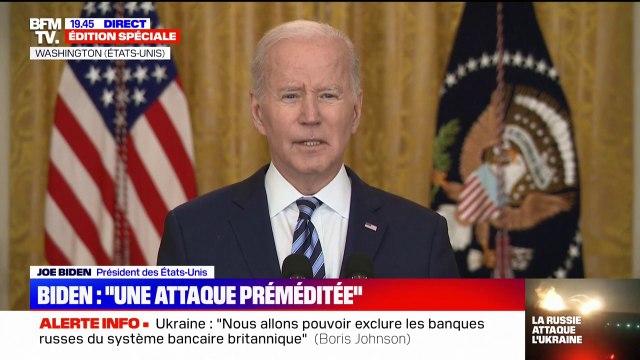 Guerre en Ukraine: La Russie va en payer les conséquences , assure Joe Biden