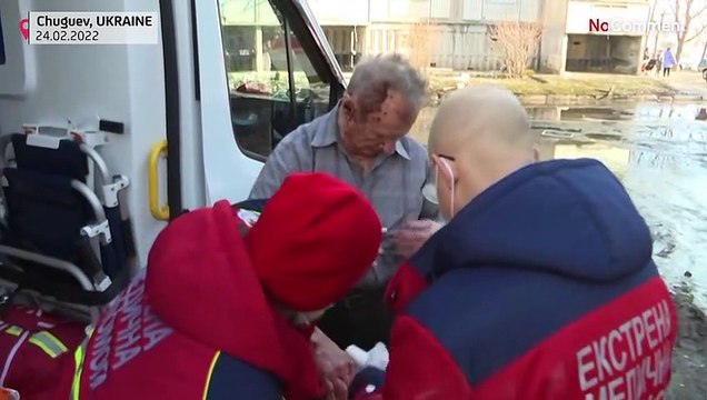 Ukraine: residential buildings shelled as Putin launches 'military operation'