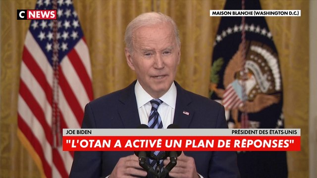 Joe Biden : «Cette agression ne peut pas rester sans réponse»