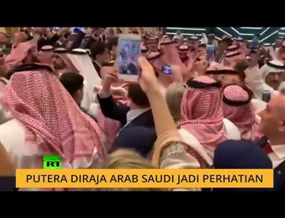 #Bualan 24 Oktober: Peserta konvensyen pelaburan di Riyadh serbu Putera Mahkota Arab Saudi