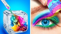 COLORFUL BEAUTY HACKS Creative And Funny Girly Hacks and Ideas by 123 GO! GENIUS